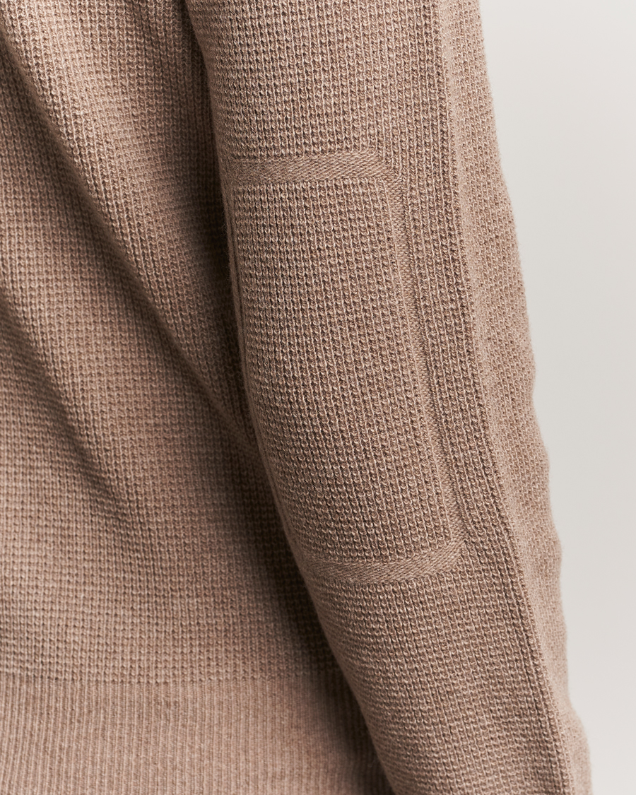 Homme | Pulls Et Tricots | Canali | Wool/Cashmere Long Sleeve Polo Brown