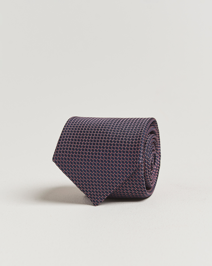 Homme | Cravates | Canali | 5-Fold Silk Tie Pink