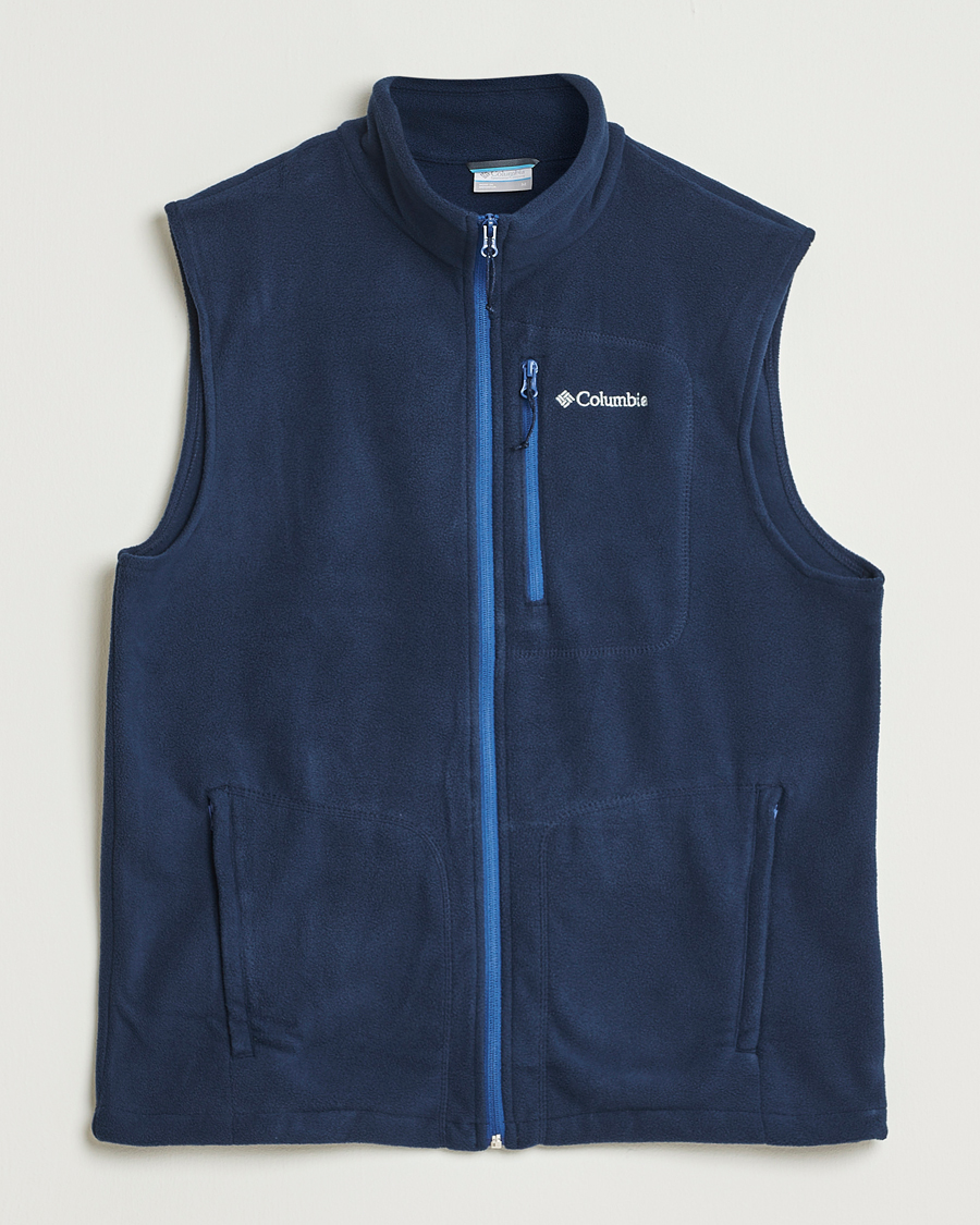 Heren | Truien | Columbia | Fast Trek Full Zip Fleece Vest Collegiate Navy