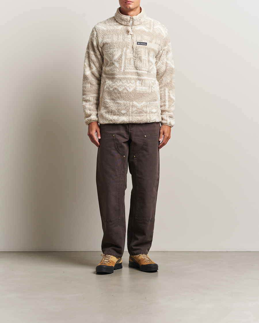 Homme | Pulls Et Tricots | Columbia | Rugged Ridge High Pile Half Zip Dark Stone
