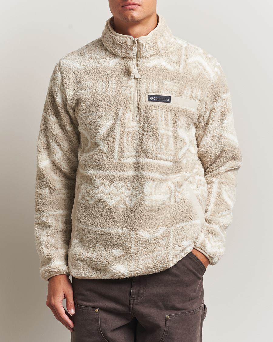 Homme | Pulls Et Tricots | Columbia | Rugged Ridge High Pile Half Zip Dark Stone