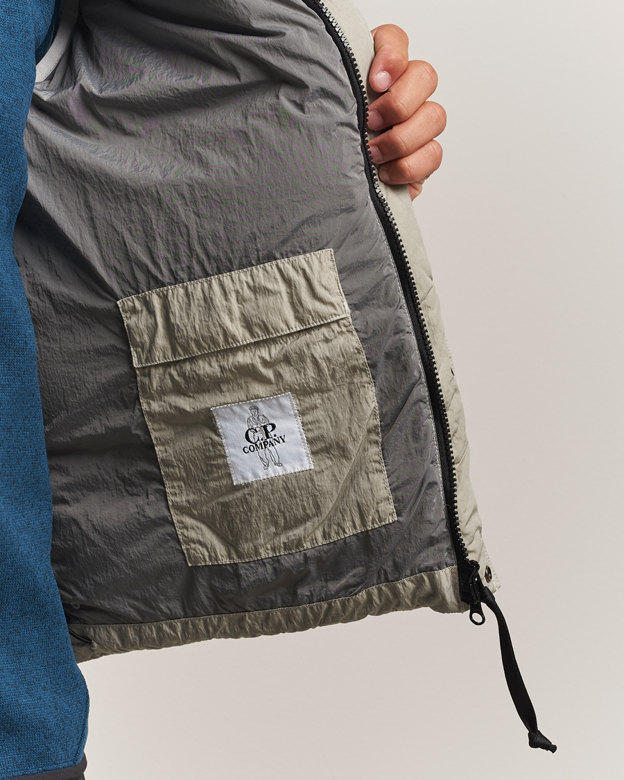 Homme | Gilets | C.P. Company | Eco Chrome Mixed Down Vest Light Grey