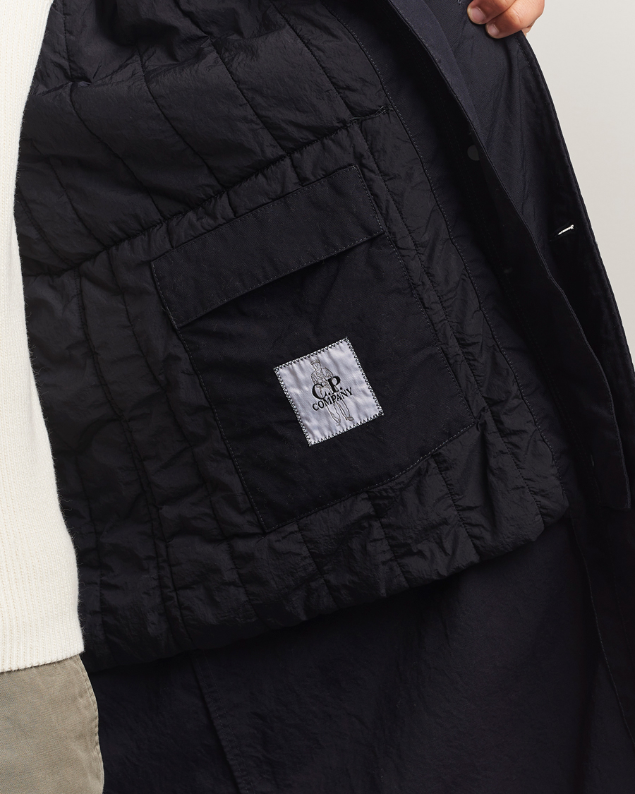 Heren | Jassen | C.P. Company | Twill Garment Dyed Lined Coat Navy