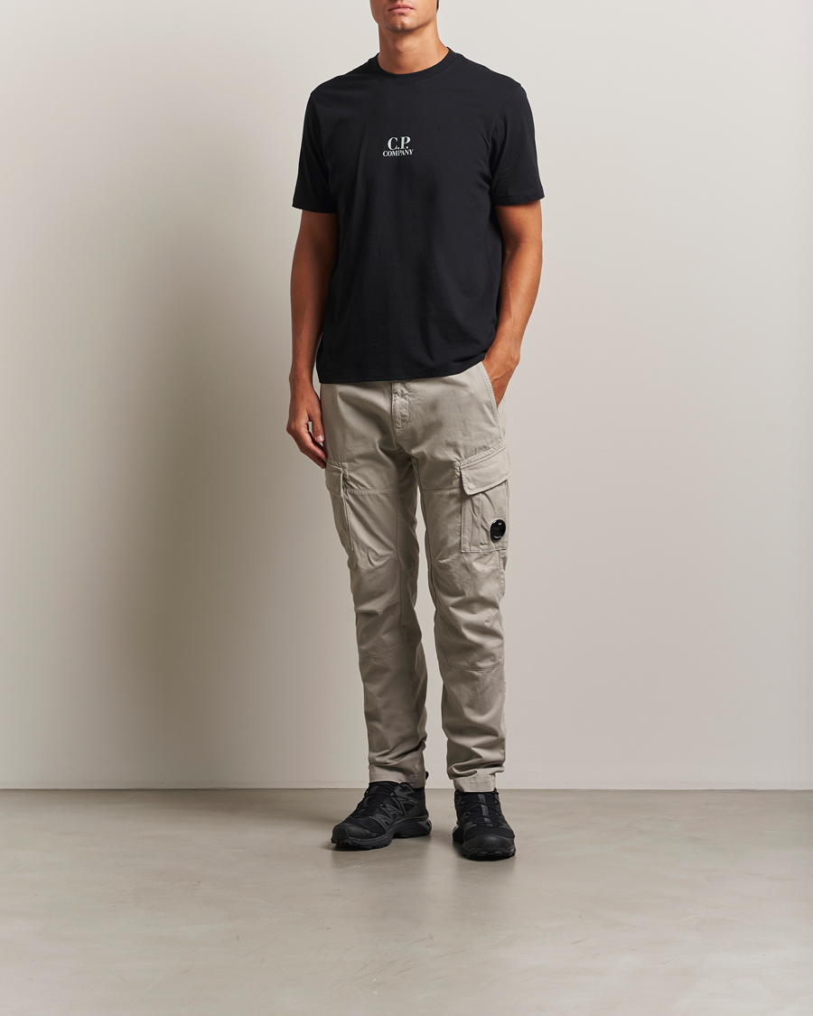 Heren | Broeken | C.P. Company | Stretch Satin Lens Cargo Pants Grey