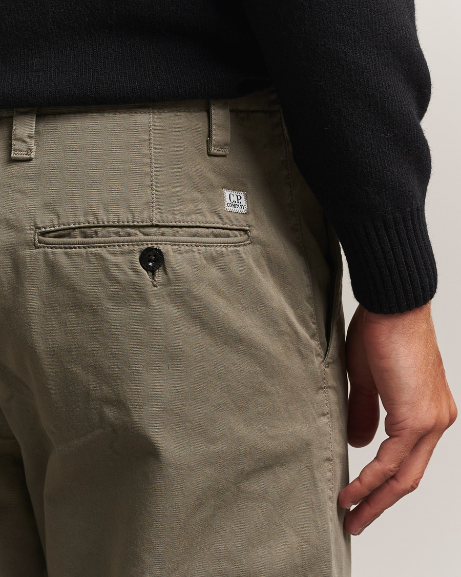 Heren | Broeken | C.P. Company | Cotton Gabardine Chino Grey