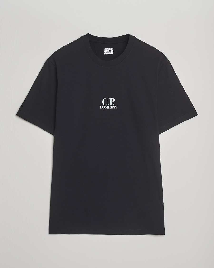 Homme | T-shirts | C.P. Company | Jersey Back Logo T-Shirt Black