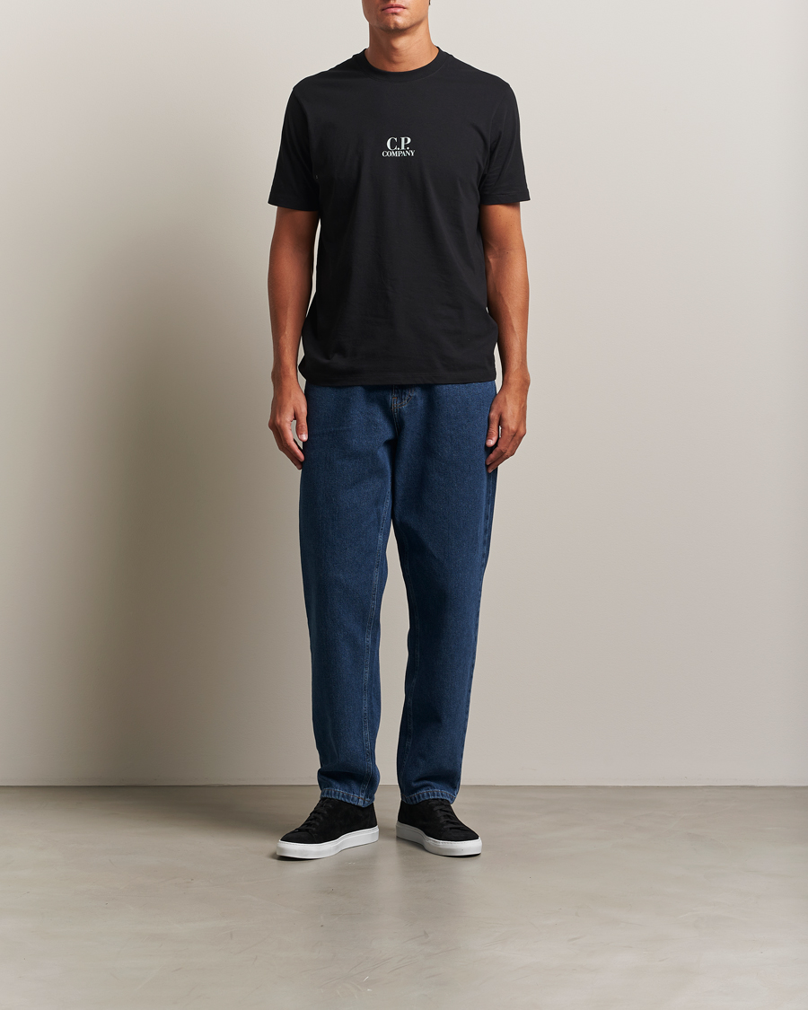 Homme | T-shirts | C.P. Company | Jersey Back Logo T-Shirt Black