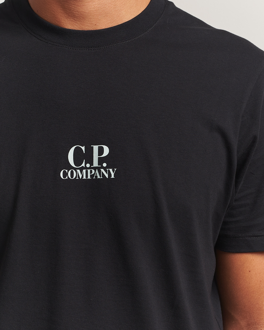 Homme | T-shirts | C.P. Company | Jersey Back Logo T-Shirt Black