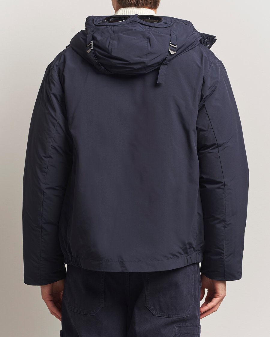 Homme | Manteaux Et Vestes | C.P. Company | Micro M Recycled Padded Hood Jacket Navy