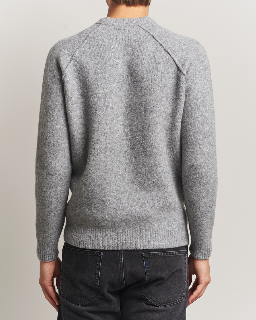Homme | Pulls Et Tricots | C.P. Company | Extra Fine Merino Logo Crew Neck Grey