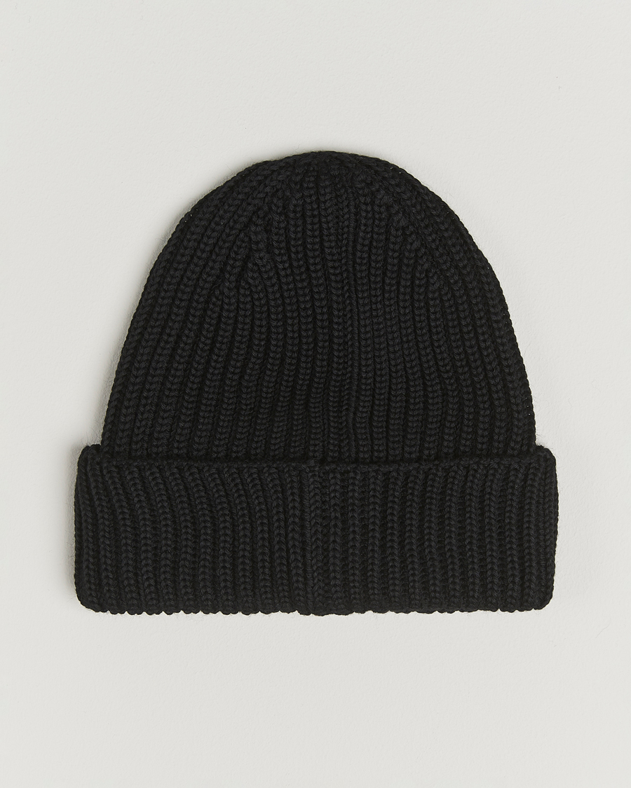 Homme | Bonnets | C.P. Company | Knitted Merino Goggle Beanie Black