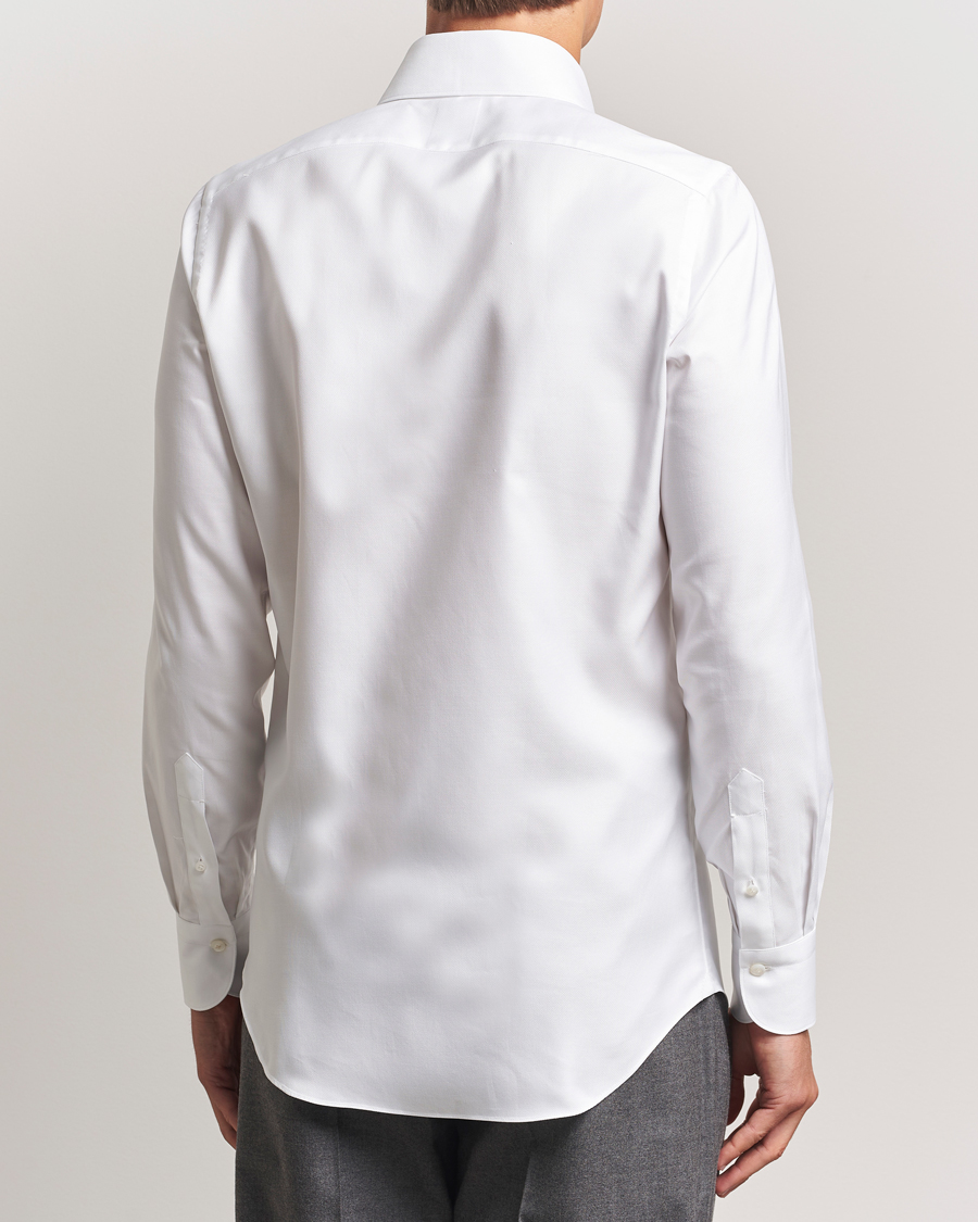 Heren | Overhemden | Finamore Napoli | Milano Slim Oxford Button Down Shirt White