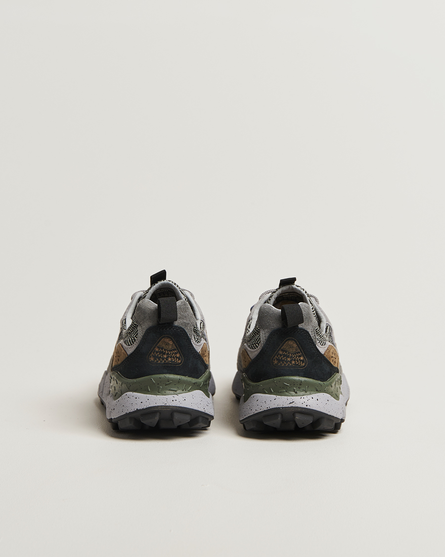 Heren | Sneakers | Flower Mountain | Yamano 3 Suede/Tweed Wool Sneaker Grey