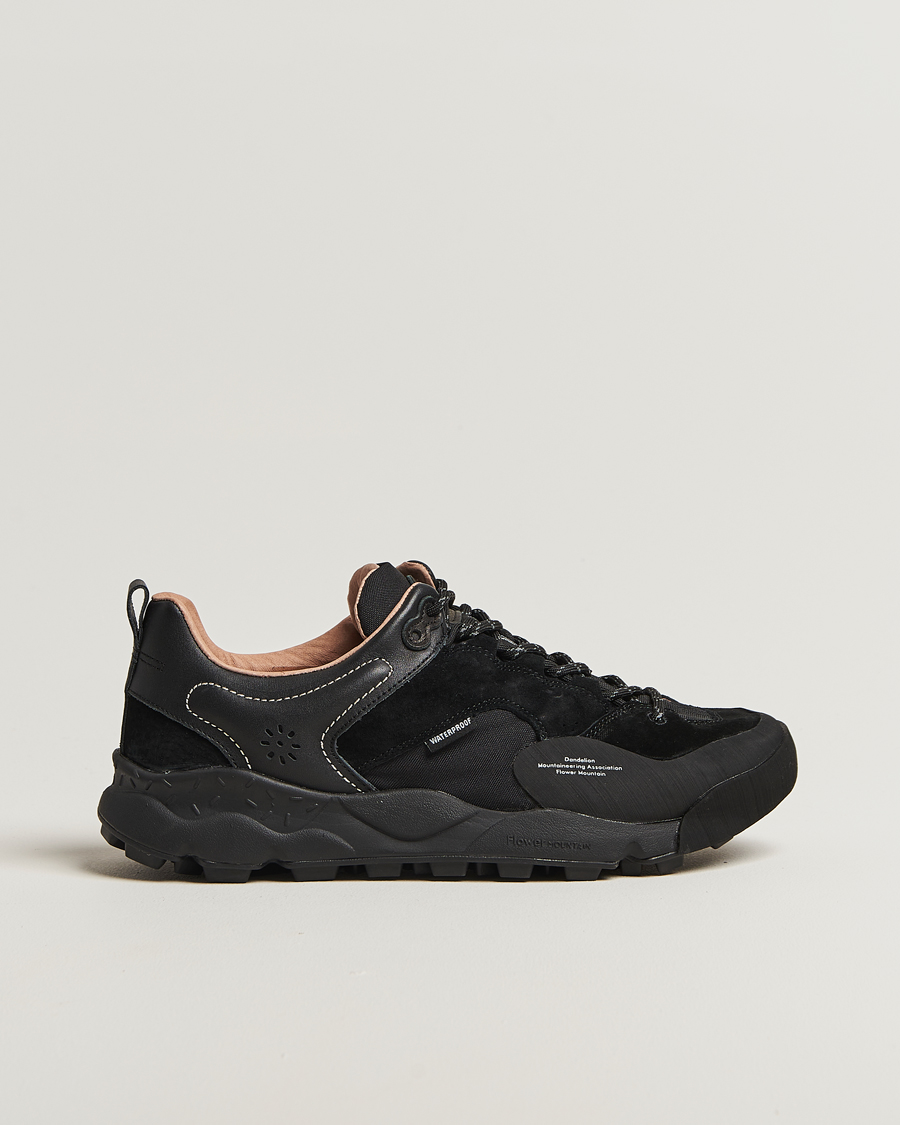 Heren | Sneakers | Flower Mountain | Back Country Suede/Leather Sneaker Black