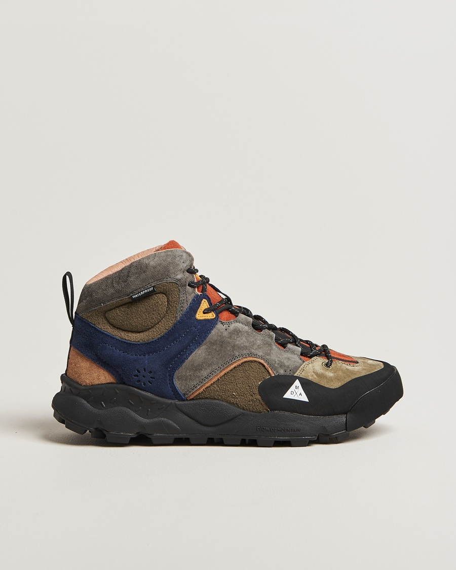 Homme | Flower Mountain Back Country Mid Suede/Leather Sneaker Multi | Flower Mountain | Back Country Mid Suede/Leather Sneaker Multi