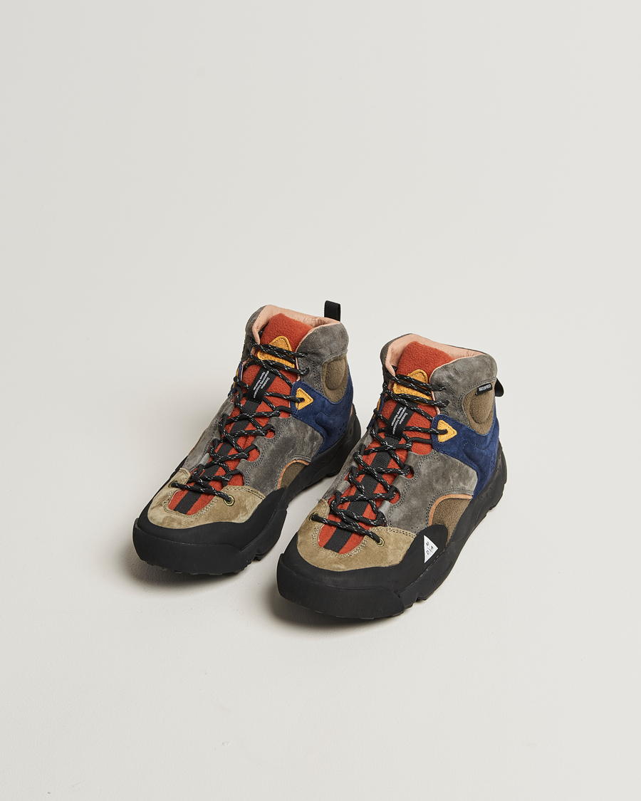Homme | Baskets | Flower Mountain | Back Country Mid Suede/Leather Sneaker Multi