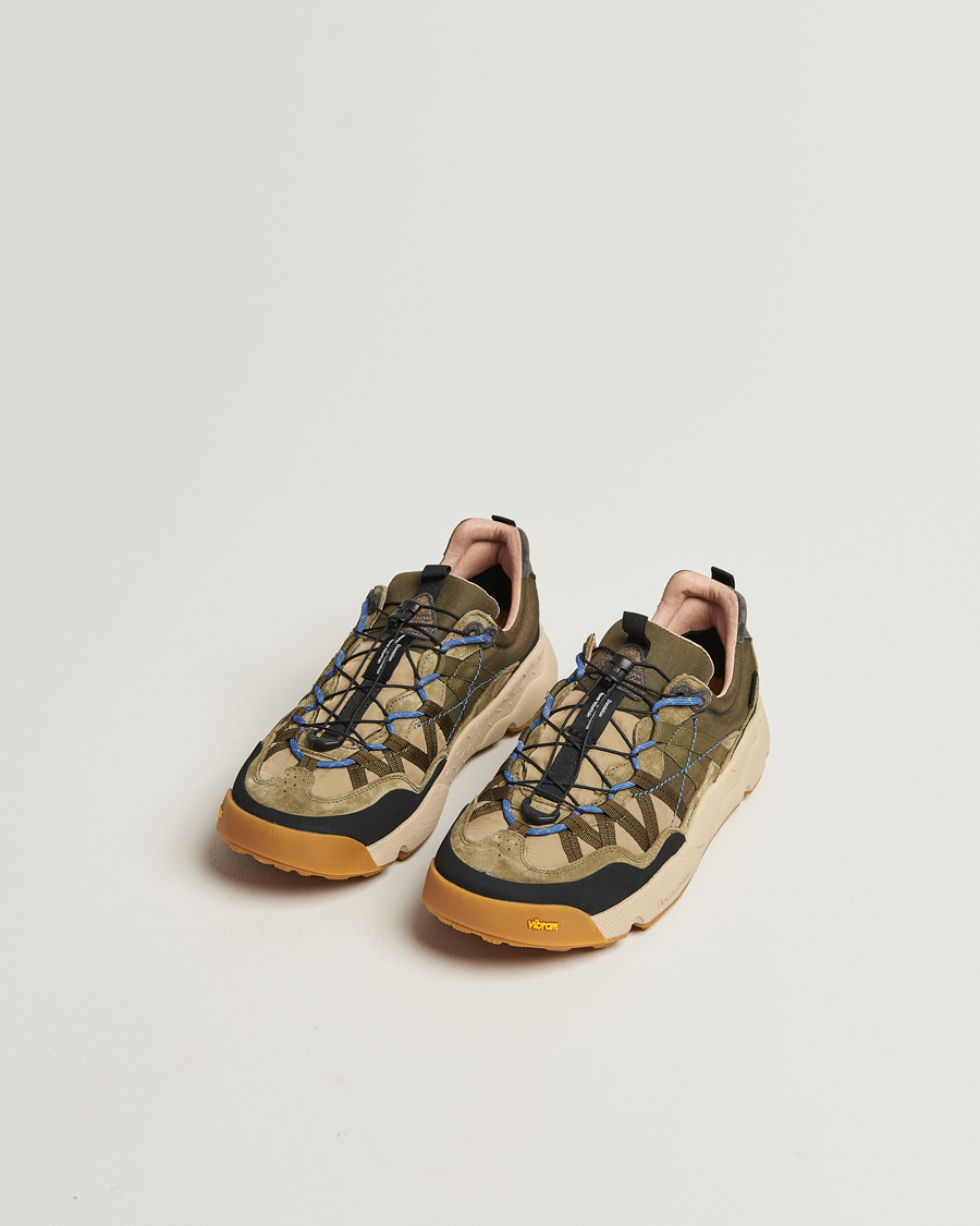 Homme | Baskets | Flower Mountain | Iwano 2 Suede/Nylon Trail Sneaker Olive
