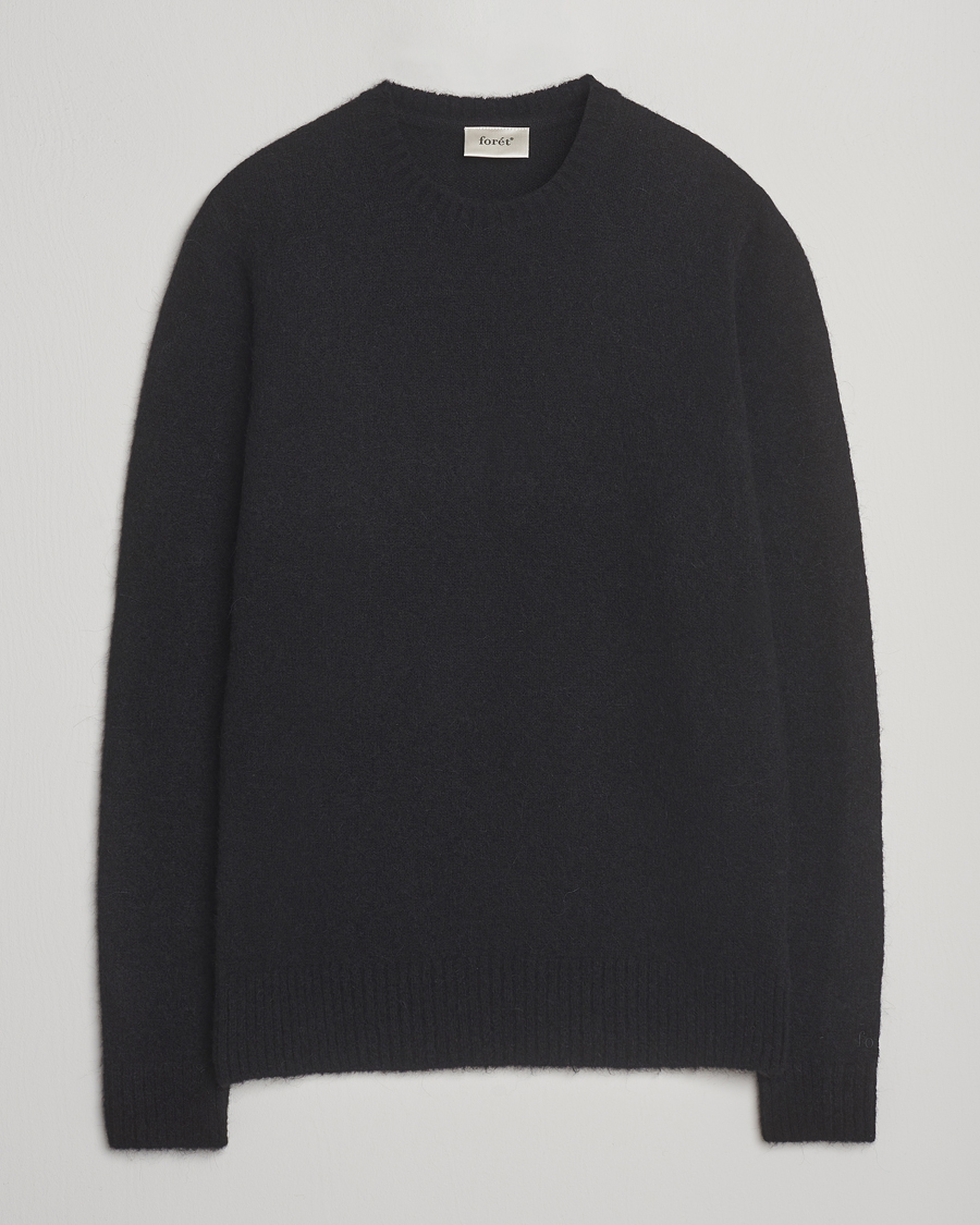 Heren | Truien | Forét | Alpine Alpaca Knit Black