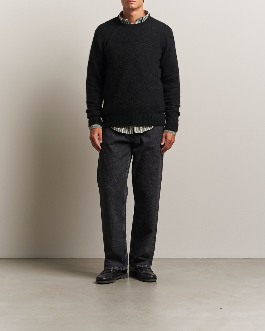 Heren | Truien | Forét | Alpine Alpaca Knit Black