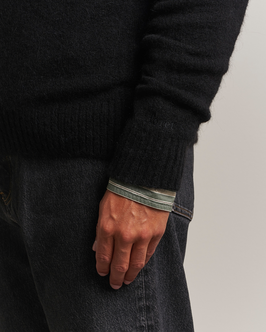 Heren | Truien | Forét | Alpine Alpaca Knit Black
