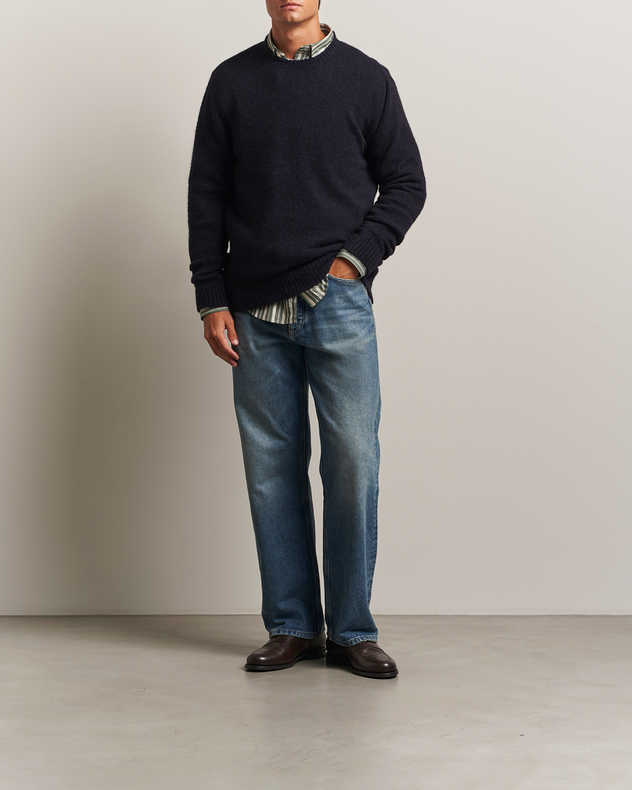 Heren | Truien | Forét | Alpine Alpaca Knit Navy
