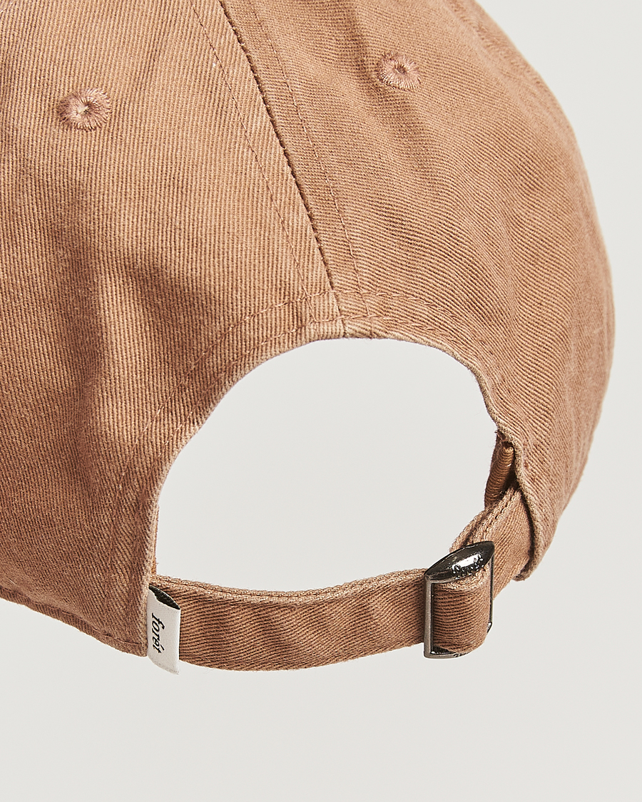 Heren | Hoeden en petten | Forét | Hawk Washed Cap Burnt Khaki