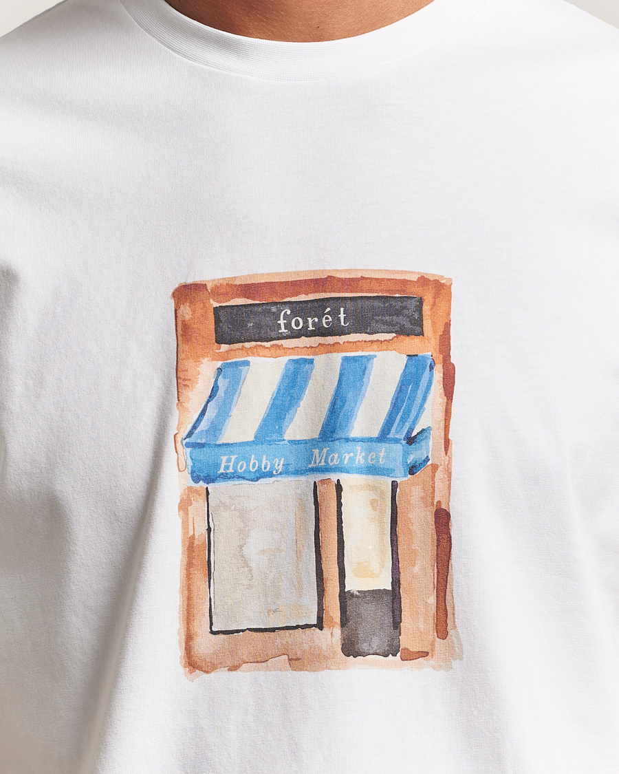 Heren | T-shirts | Forét | Market T-Shirt White