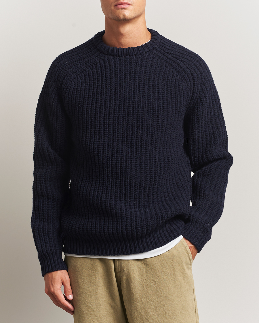 Homme | Pulls Et Tricots | Forét | Trip Chunky Rib Knit Navy