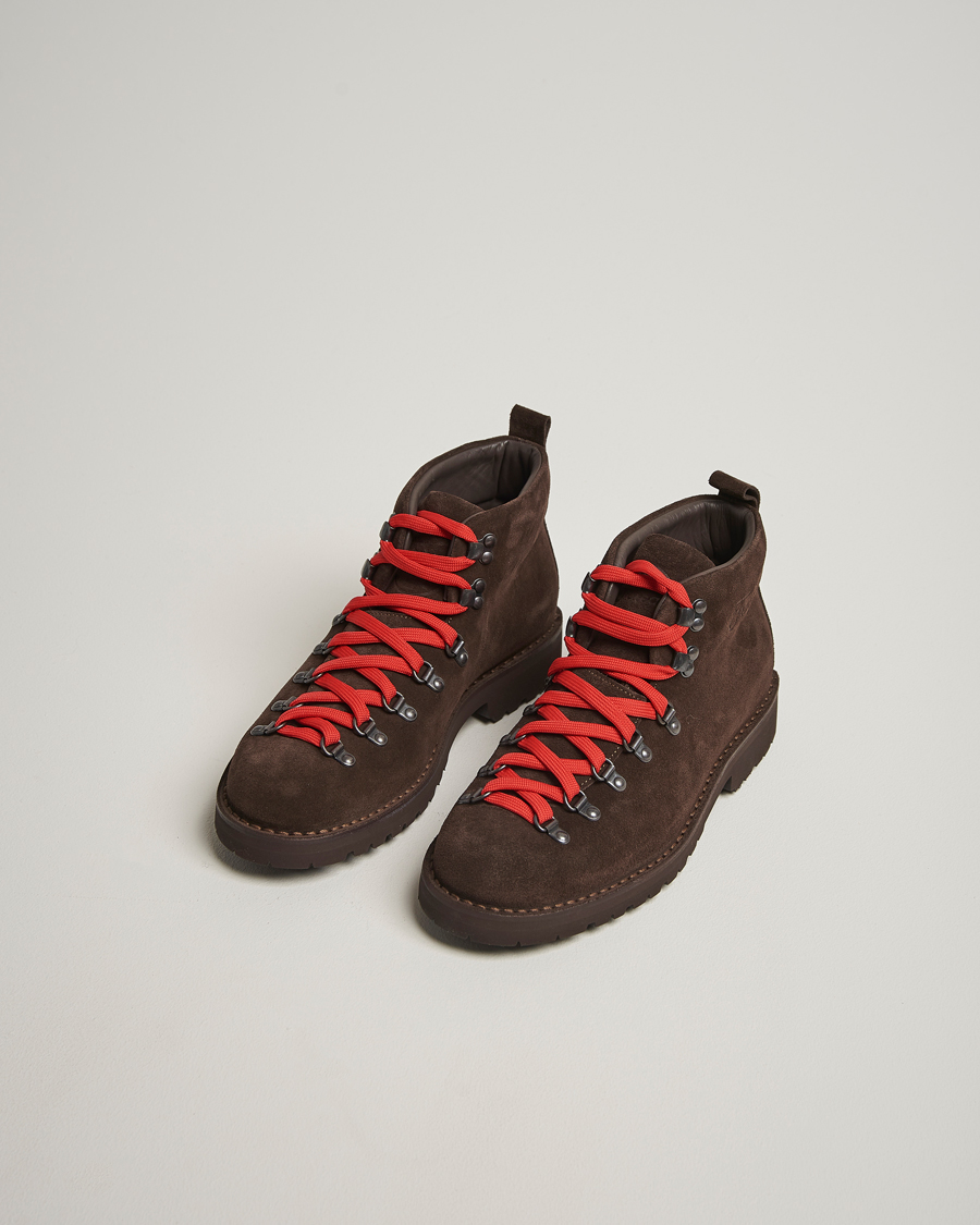 Heren | Laarzen | Fracap | M120 Suede Boot Dark Brown