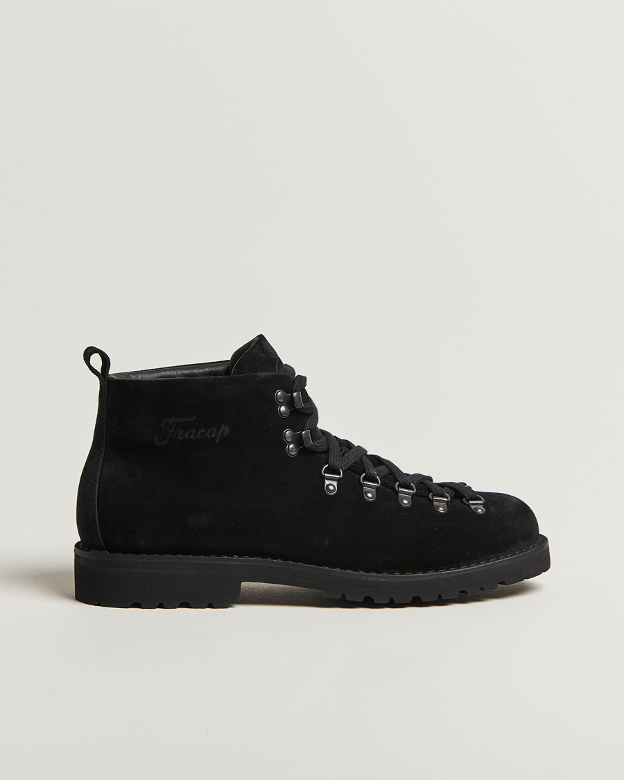 Homme | Bottes | Fracap | M120 Suede Boot Black