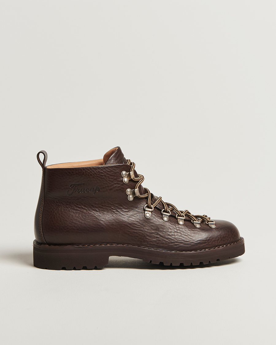 Heren | Laarzen | Fracap | M120 Grained Leather Boot Dark Brown