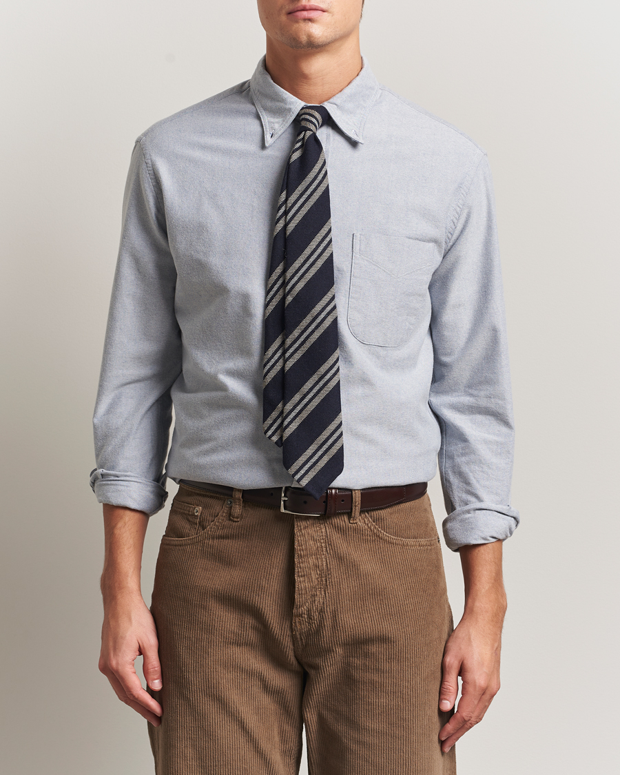 Homme | Chemises | Gitman Vintage | Brushed Oxford Button Down Shirt Blue