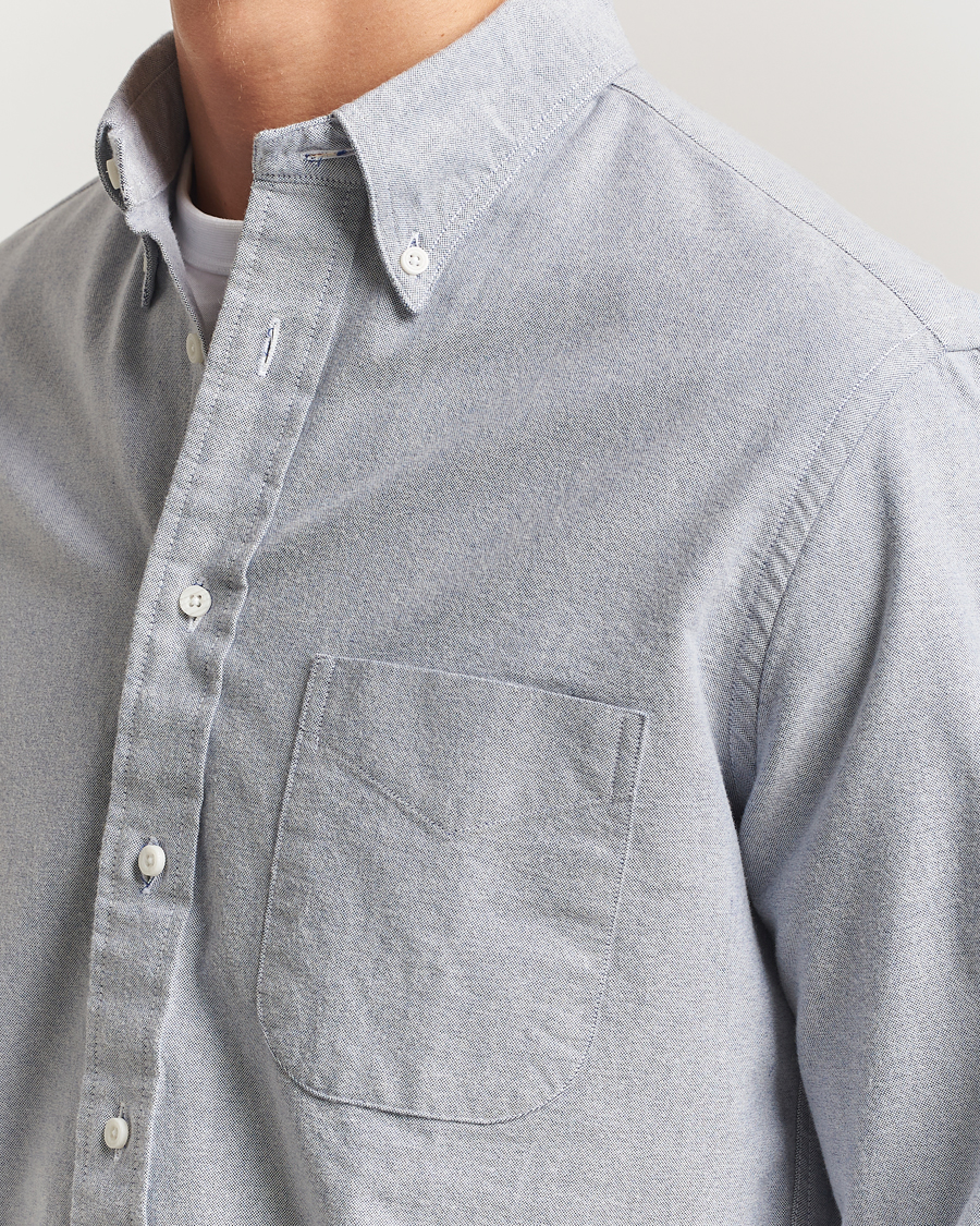 Homme | Chemises | Gitman Vintage | Brushed Oxford Button Down Shirt Blue