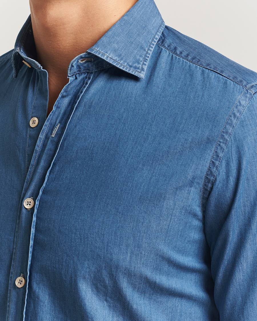 Homme | Chemises | Grigio | Denim Shirt Indigo