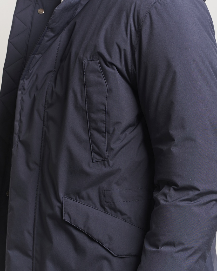 Heren | Jassen | Herno | Waterproof Fishtail Parka Navy