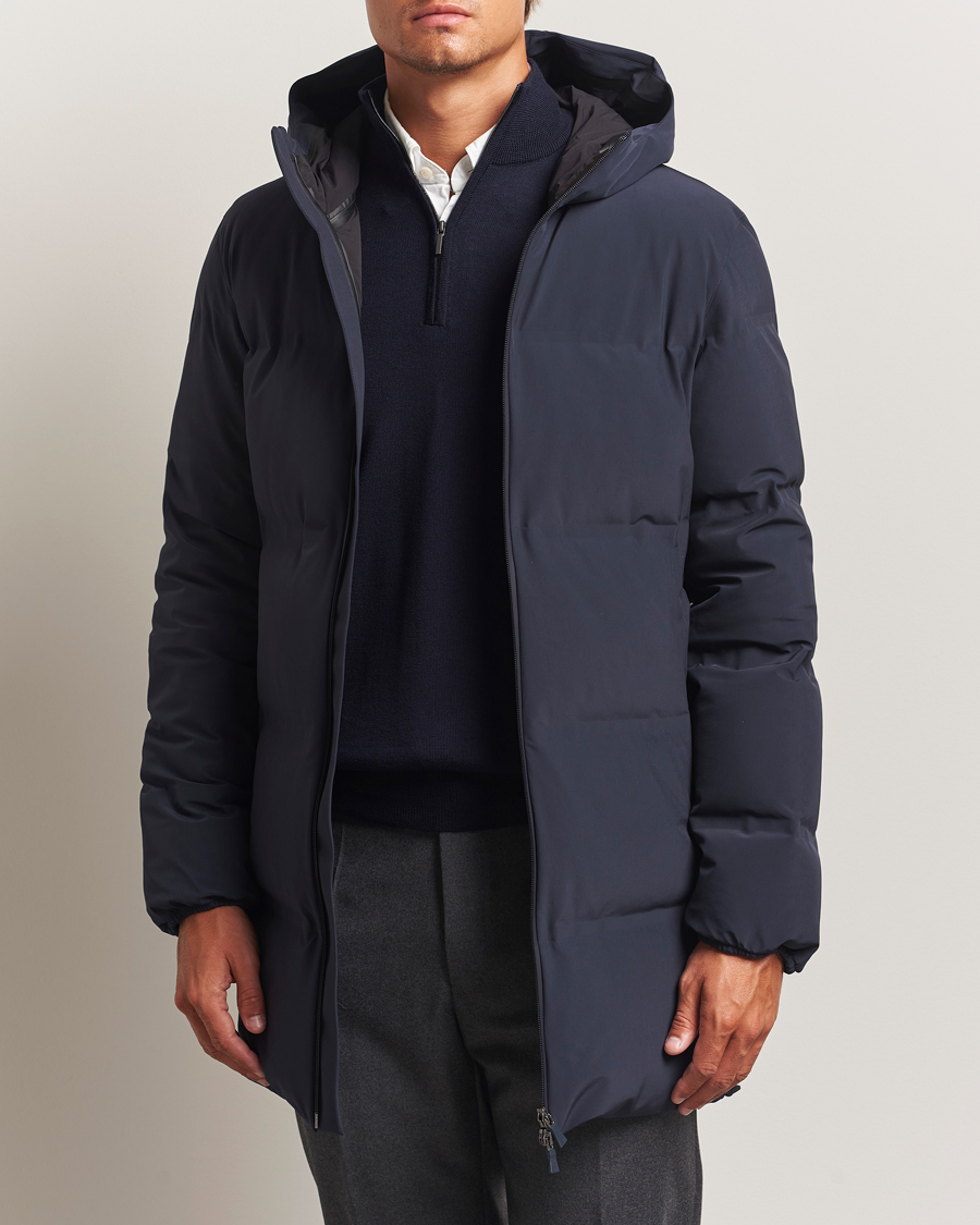 Heren | Jassen | Herno | Waterproof Stretch Down Parka Navy