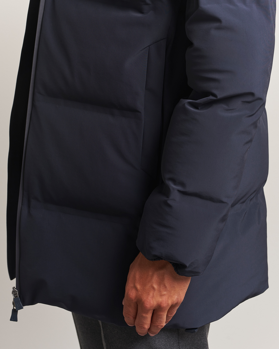 Heren | Jassen | Herno | Waterproof Stretch Down Parka Navy