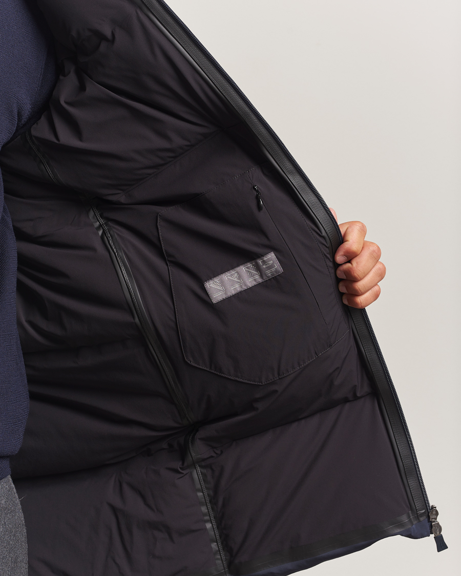Heren | Jassen | Herno | Waterproof Stretch Down Parka Navy