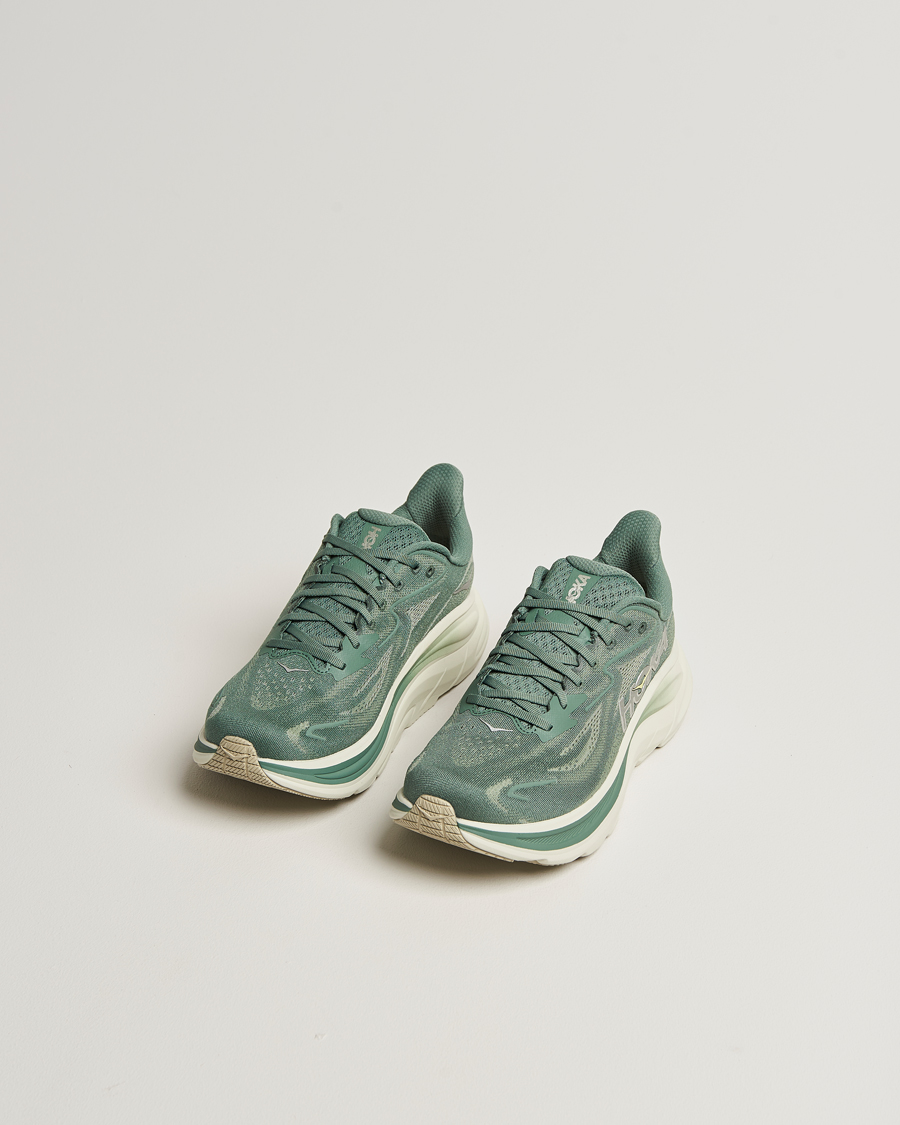 Homme | Chaussures De Running | Hoka | One Clifton 10 Running Sneakers Fern/Truffle Salt