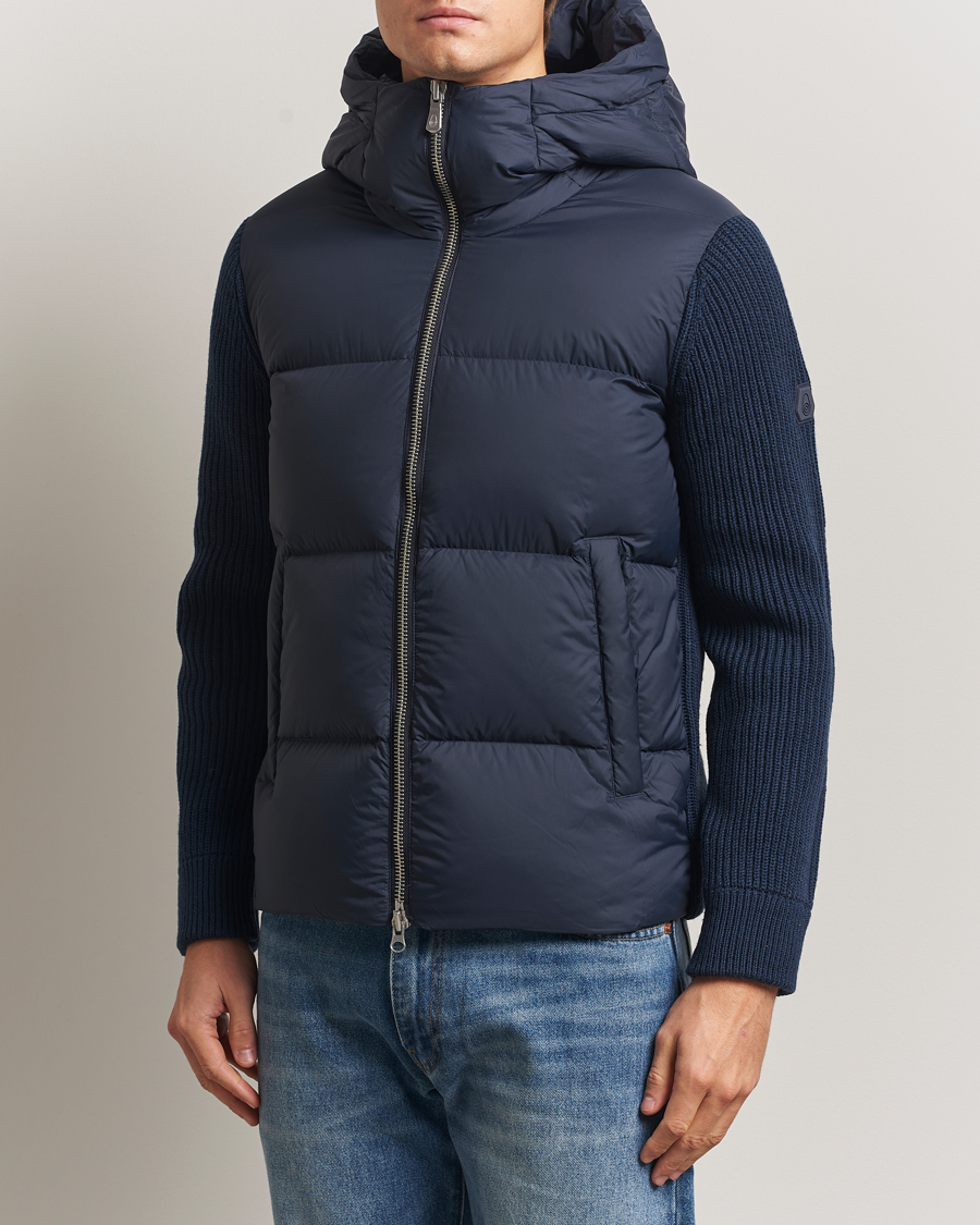 Heren | Jassen | Sail Racing | Ridge Knitted Hybrid Jacket Dark Navy