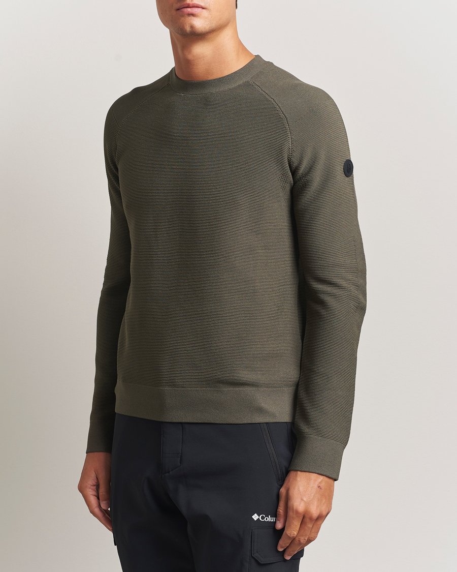 Homme | Pulls Et Tricots | Sail Racing | Element Seamless Crew Neck Mud Green