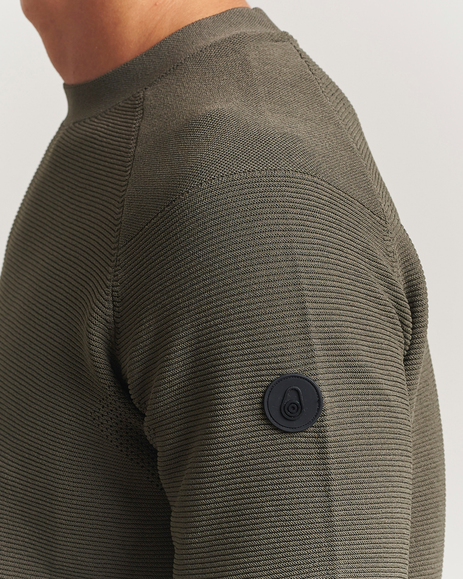 Homme | Pulls Et Tricots | Sail Racing | Element Seamless Crew Neck Mud Green