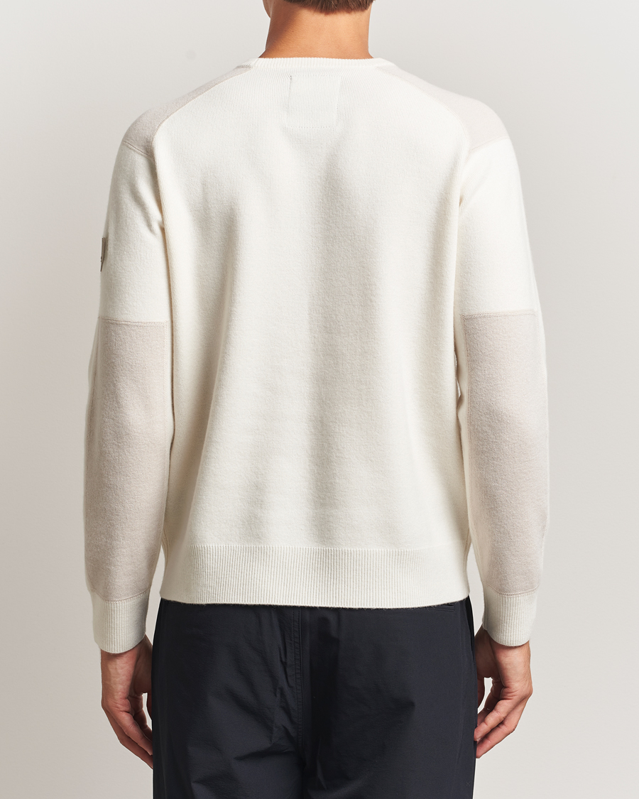 Heren | Truien | Sail Racing | Spine Wool/Cashmere Knitted Crew Neck Off White