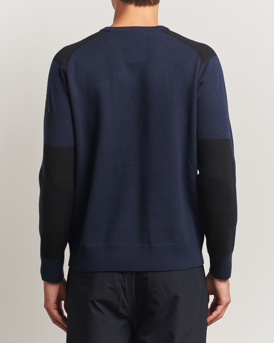 Heren | Truien | Sail Racing | Spine Wool/Cashmere Knitted Crew Neck Dark Navy