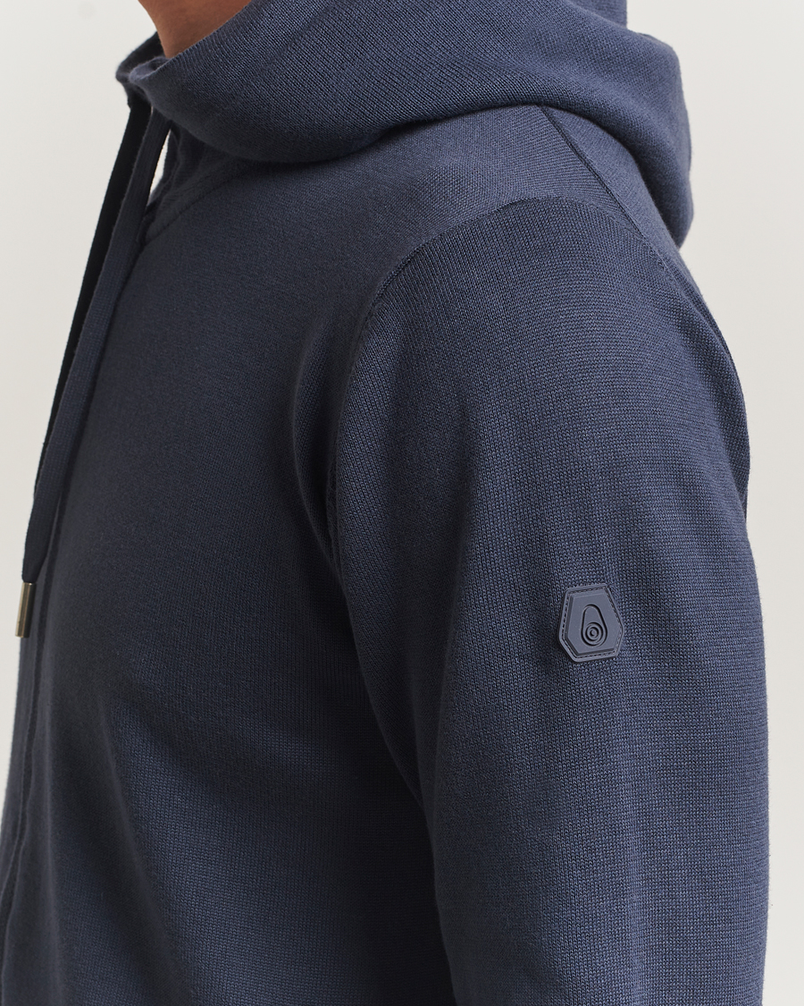 Heren | Truien | Sail Racing | Bowman Knitted Full Zip Hoodie Navy