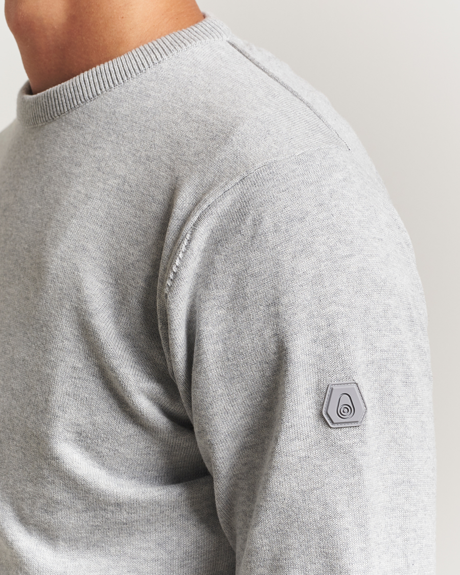 Homme | Pulls Et Tricots | Sail Racing | Bowman Knitted Crew Neck Grey Melange