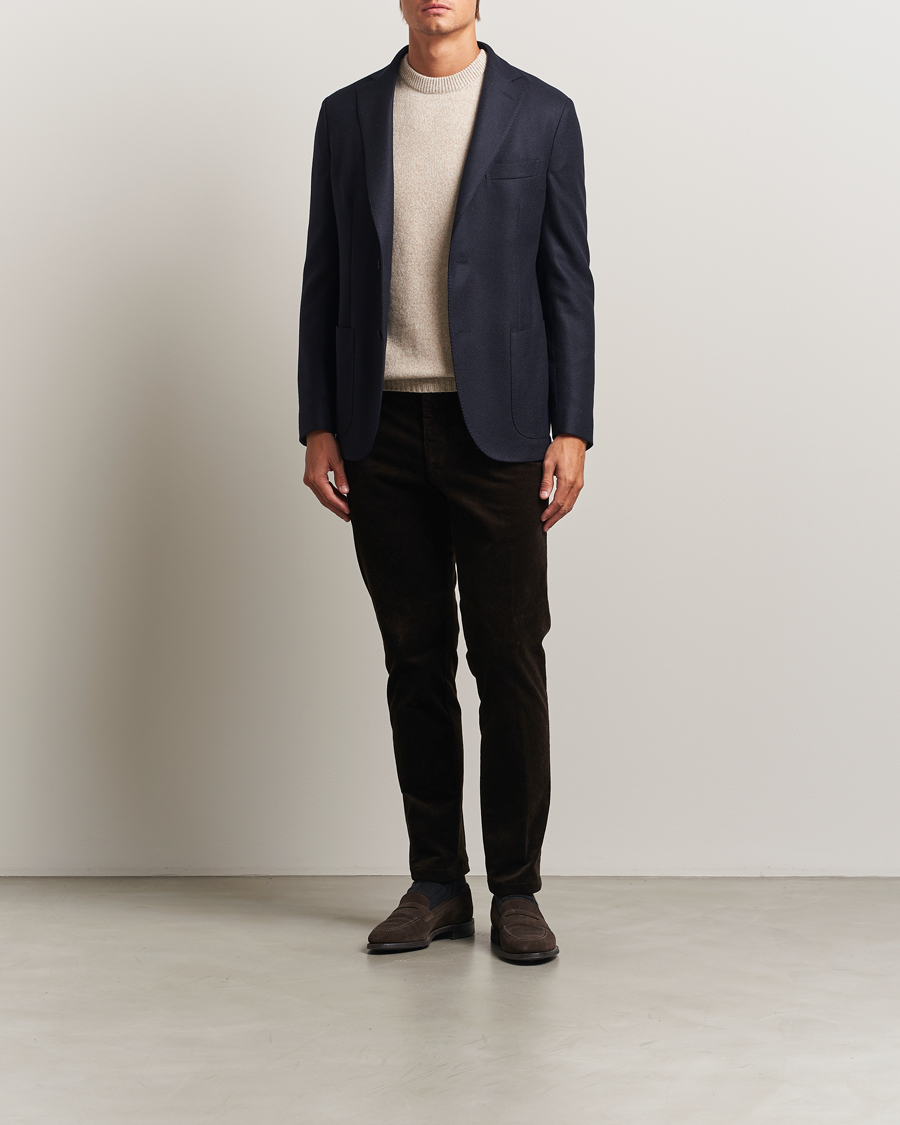 Homme | Blazers | Incotex | Wool/Cashmere Blazer Navy
