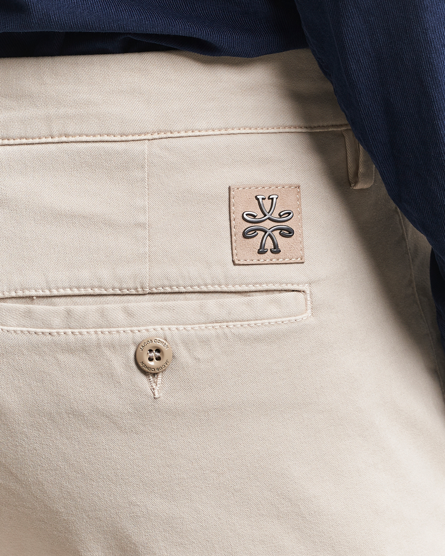 Heren | Broeken | Jacob Cohën | Bobby Cotton Chinos Beige