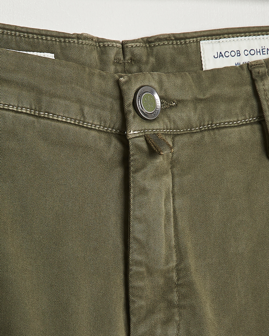 Homme | Pantalons | Jacob Cohën | Bobby Cotton Chinos Green