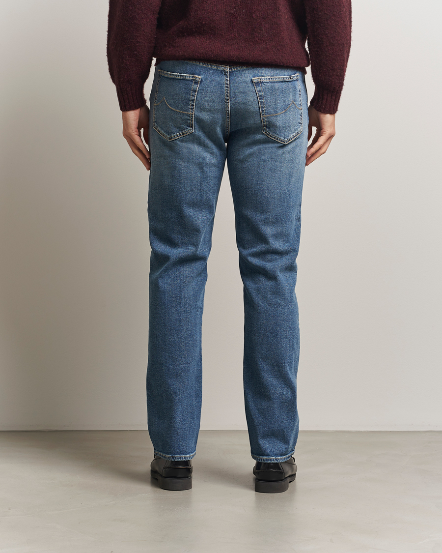 Heren | Jeans | Jacob Cohën | Edos Regular Straight Fit Jeans Light Blue